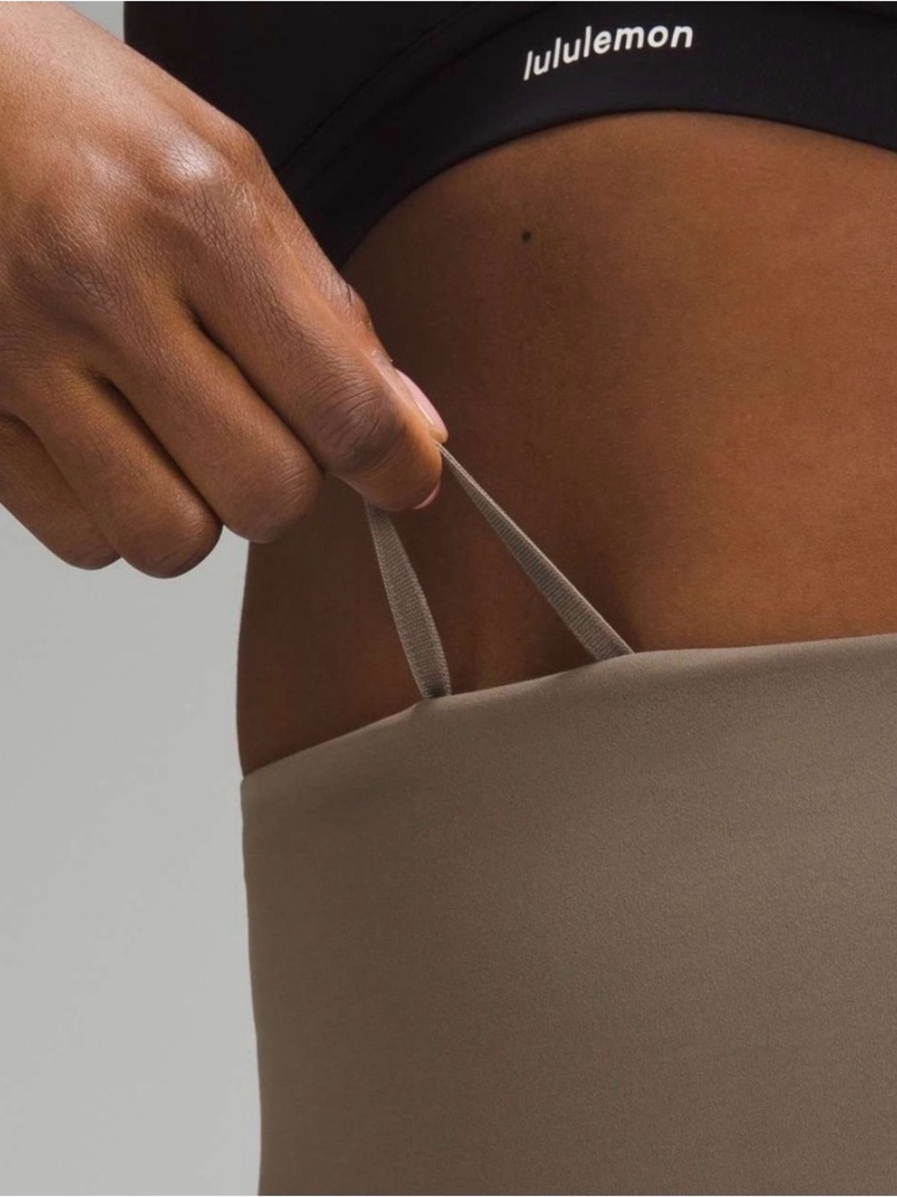 lululemon Wunder Under HR Leggings in Nomad & free tote - Picture 4 of 8